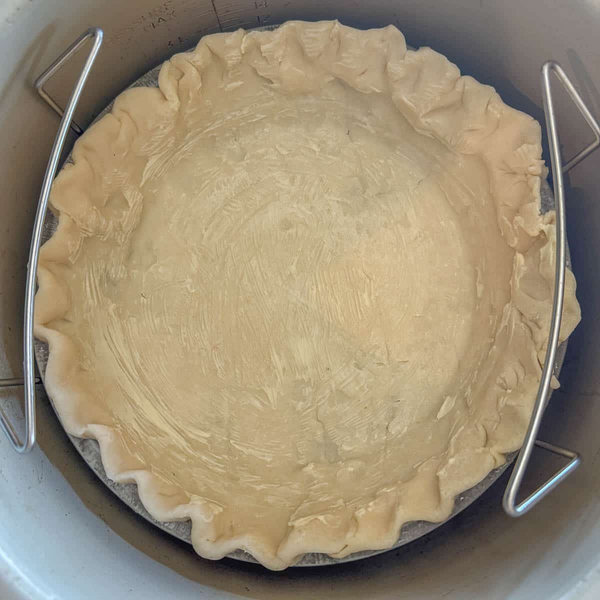 unbaked quiche in air fryer. 
