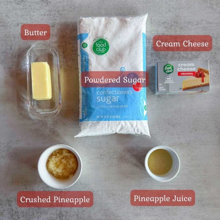 cream cheese frosting ingredients.
