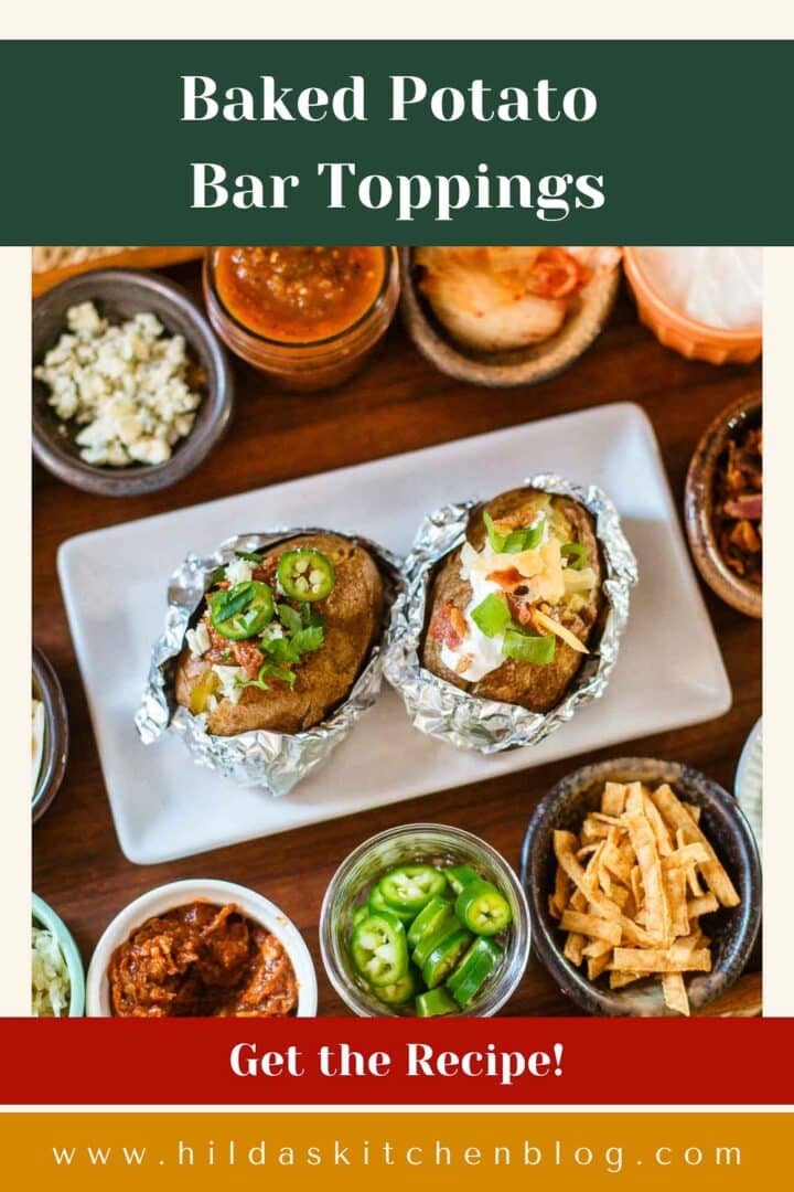 baked potato bar toppings.