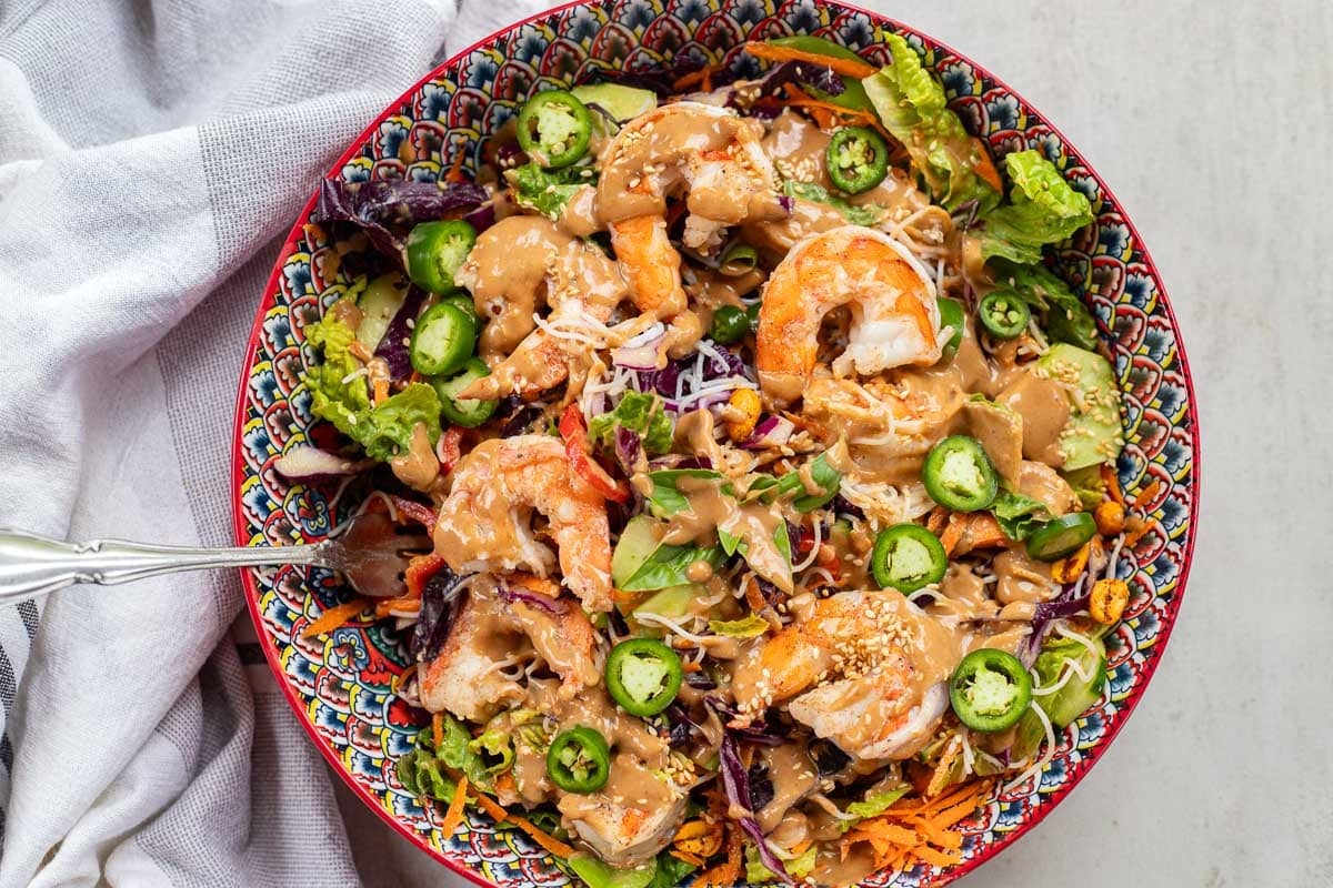 spring roll salad. 