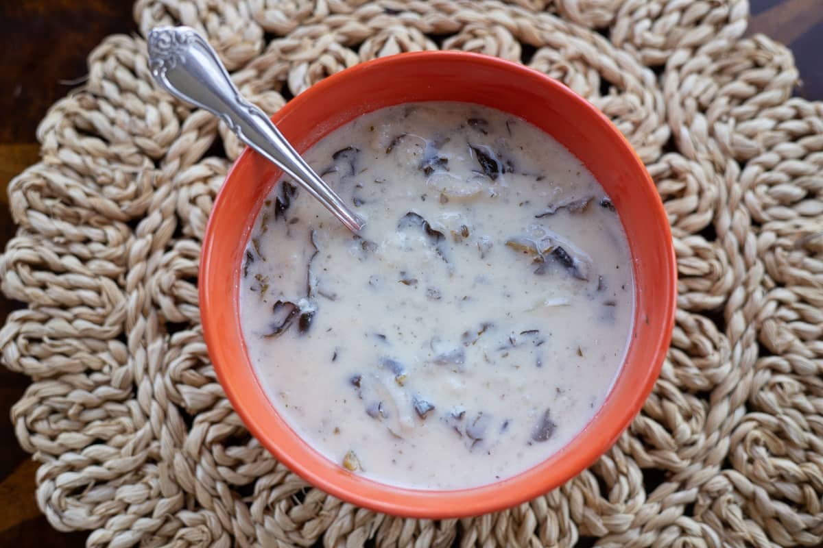 Creamy Yogurt and Herb Soup (Booshala) | Hilda's Kitchen Blog