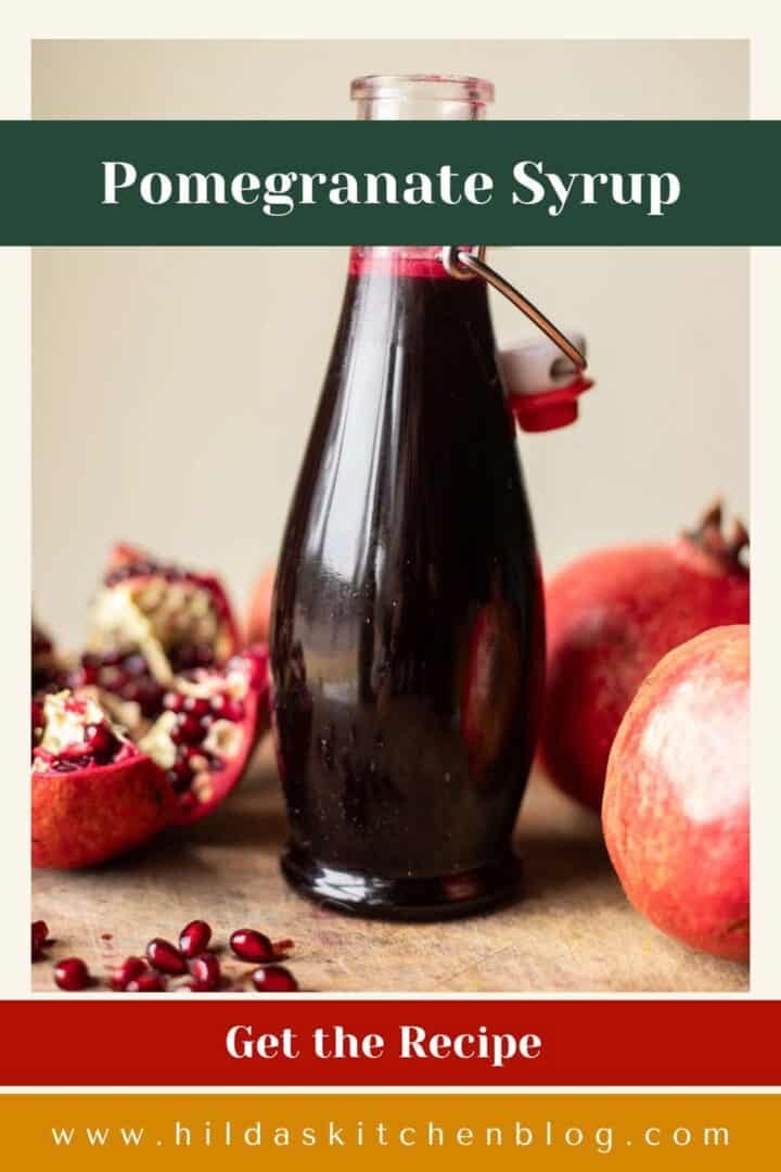 pomegranate syrup pin
