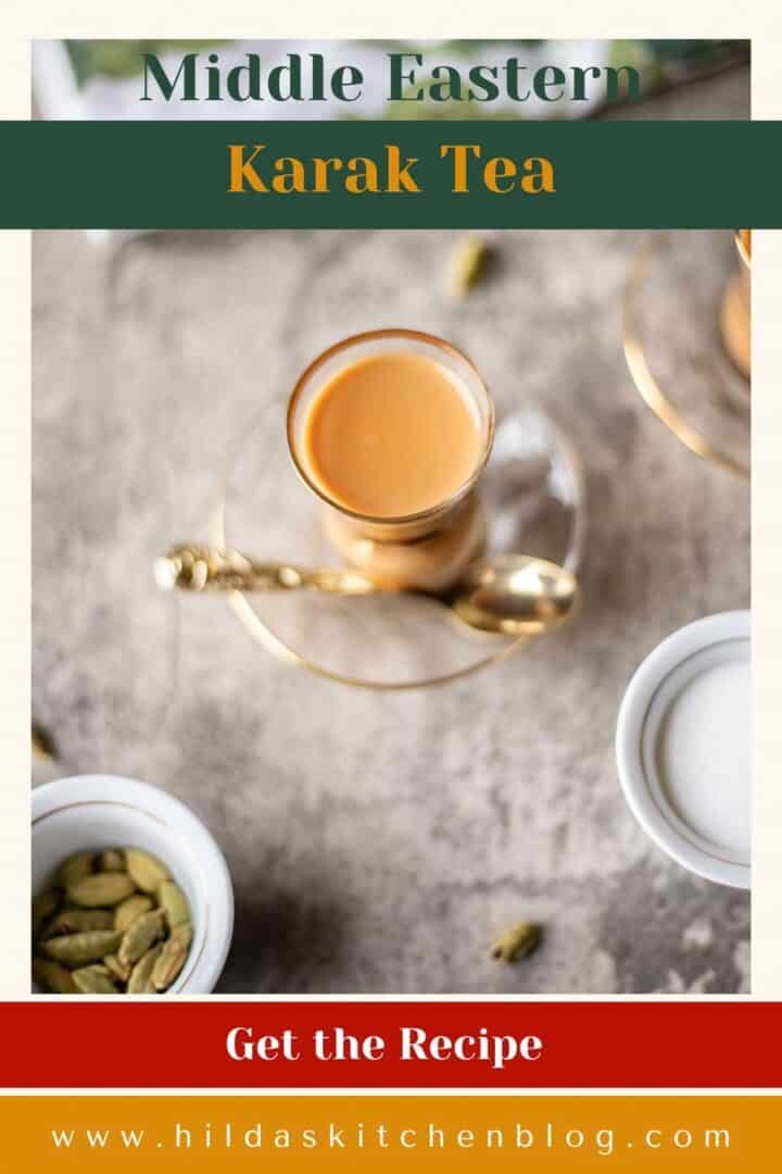 Middle Eastern Karak Tea pin