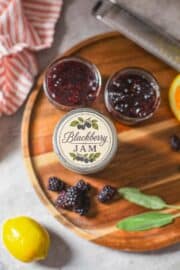 Small Batch Blackberry Jam Recipe with Sage (No Pectin) | Hilda's ...