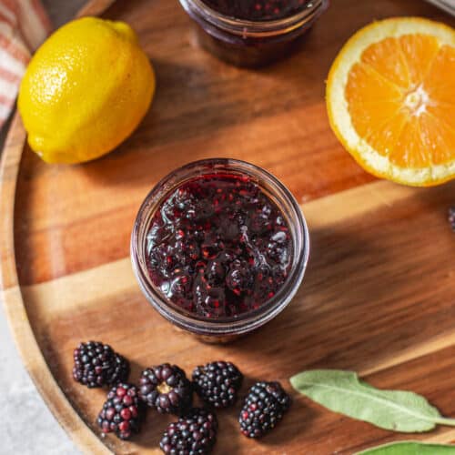 Small Batch Blackberry Jam Recipe with Sage (No Pectin) | Hilda's