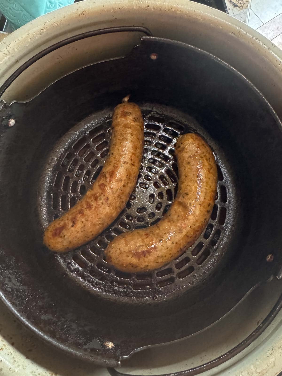 air fried italian sausage links