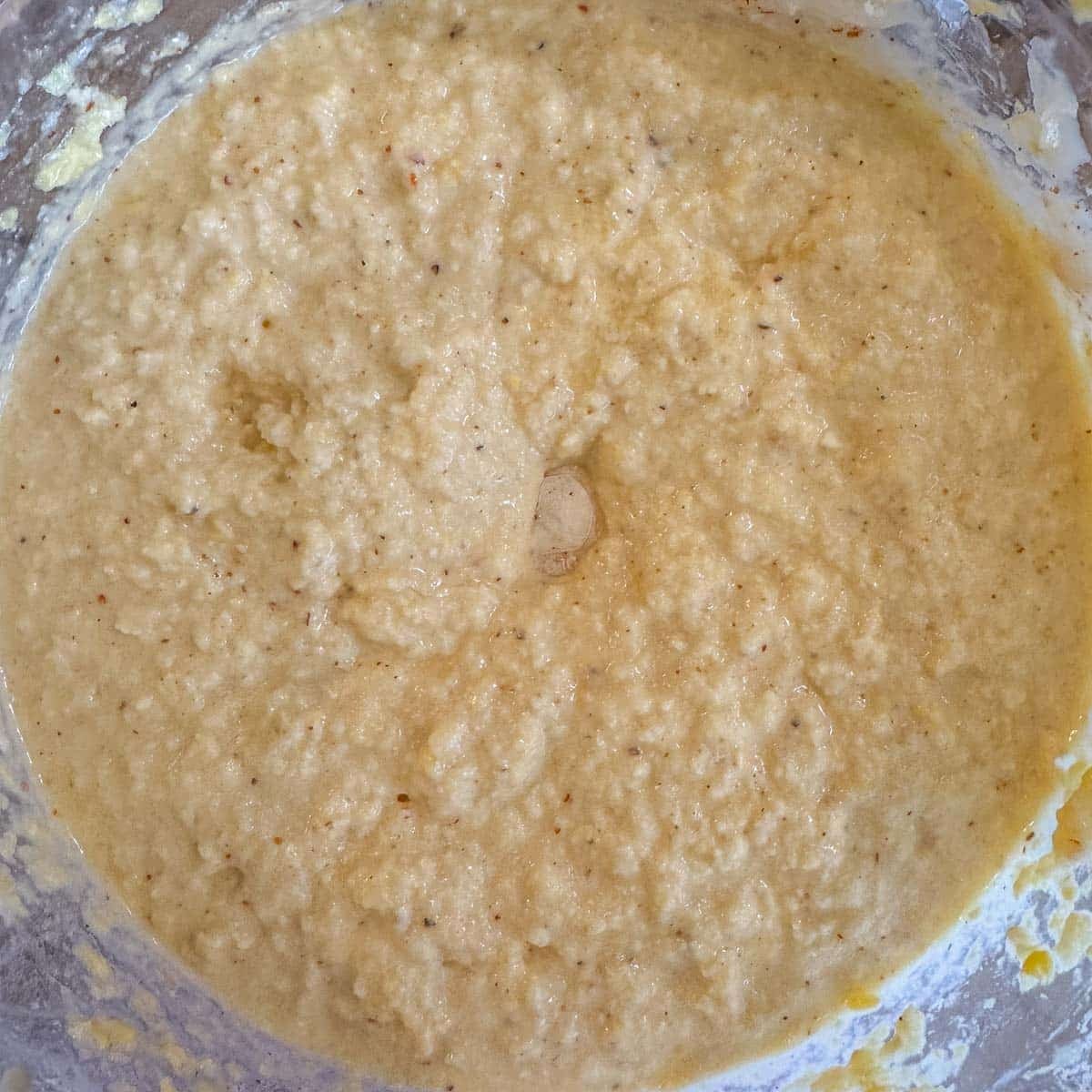 corn masa in a bowl